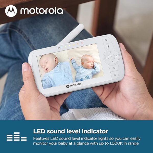 MOTOROLA BABY MONITOR VM35-2 5.0" White